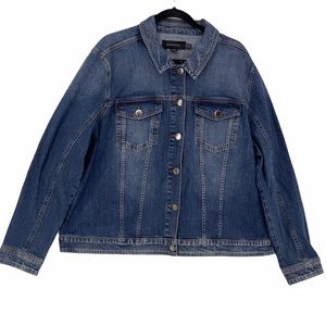 Junarose Medium Wash Blue Denim Jean Jacket 22